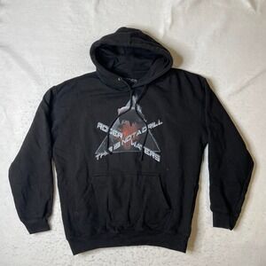 Roger Waters This Is Not A Drill 2022 Tour Hoodie Black Mens Medium Pink Floyd